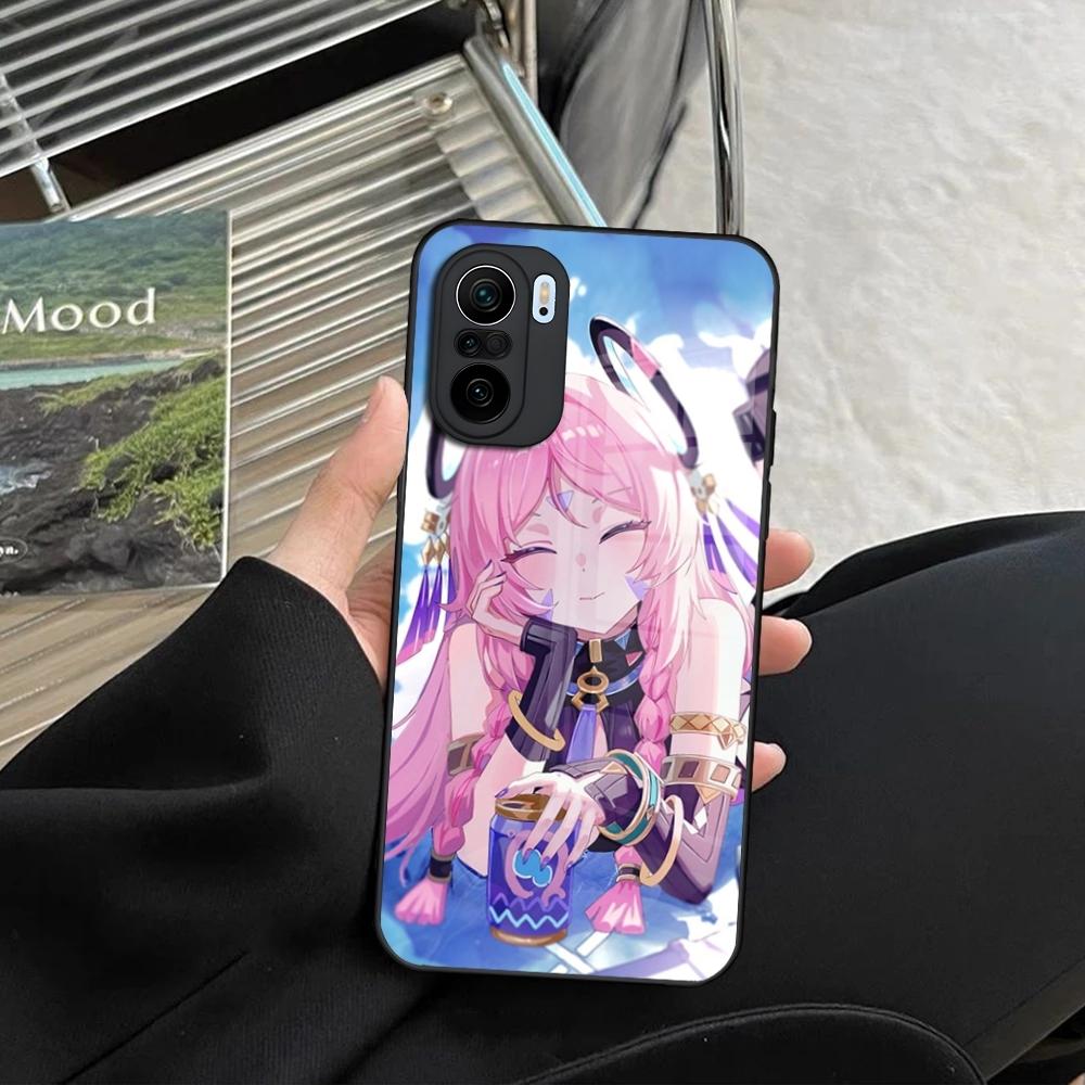 

Genshin Impact Game Citlali Phone Case for Xiaomi Redmi Note 14 13 12 11 Ultra Pro Lite 5G toughened glass Cover Redmi Note 13ProPlus