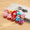 5 Stück 8cm Mini Süße Prinzessinnenpuppe Verwirrte Puppe Schlüsselanhänger Anhänger Korea Verwirrte Puppe Spielzeug Rucksack Dekoration Geburtstagsgeschenke