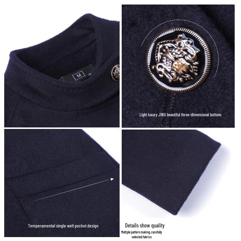 Women's Mid-length Wool Blend Professional Winter Coat