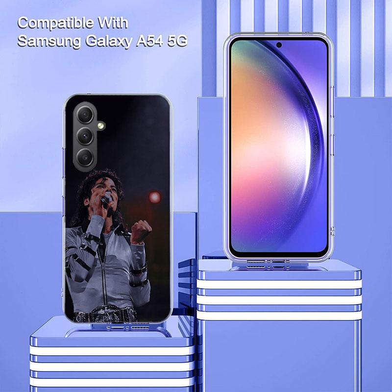 Michael Jackson Legendary Singer Phone Case for Samsung A16 A26 A36 A56 A17 A37 A57 A07 A06 A02S A03 A04S A05S Galaxy Note 20 10