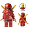 Ninja Warrior Superhero Doll With Weapon Single Building Block Assembly Toy