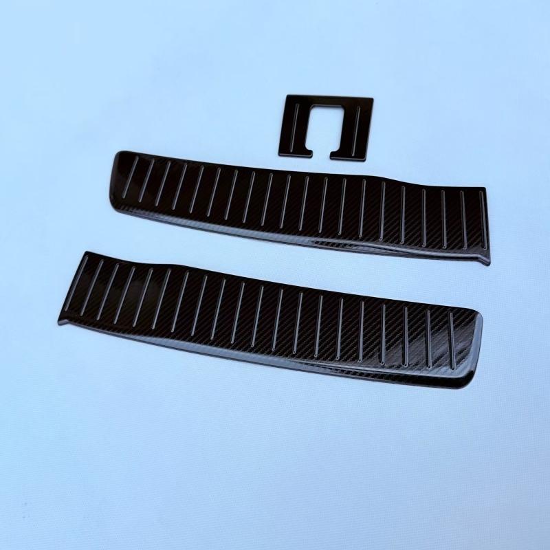 For Jeep Grand Cherokee 2024 2025 Stainless Steel Rear Bumper rear Door Inner Tail Prevent Scuff Plate Sill Guard Cover Trim