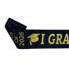 Graduation Ribbon Letter Print Adjustable Length Class of 2026 Celebration Ribbon Ceremony Outfit Accessory