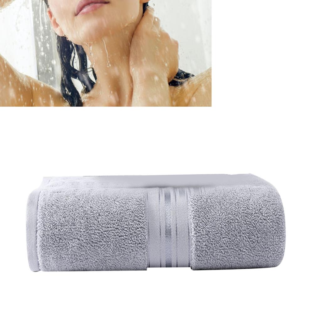 600g Bath Towel 70x140cm Cotton Highly Absorbent Quick Dry Thickened Bath Sheet for Beach Hotel