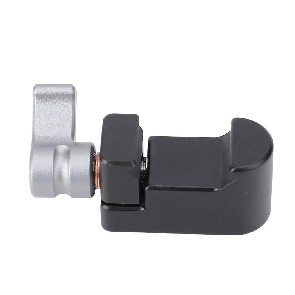 Camera Cage Extension Clamp with 1 4inch 3 8inch Thread Hole Quick Release Rail Clamp for Cold Shoe Adapter