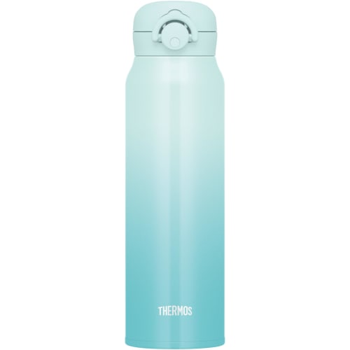 Thermos Vacuum Insulated Portable Mug, 750ml, Aqua Green, with Detachable Spout for Easy Cleaning, Lightweight, One-Touch Opening, Stainless Steel Bot
