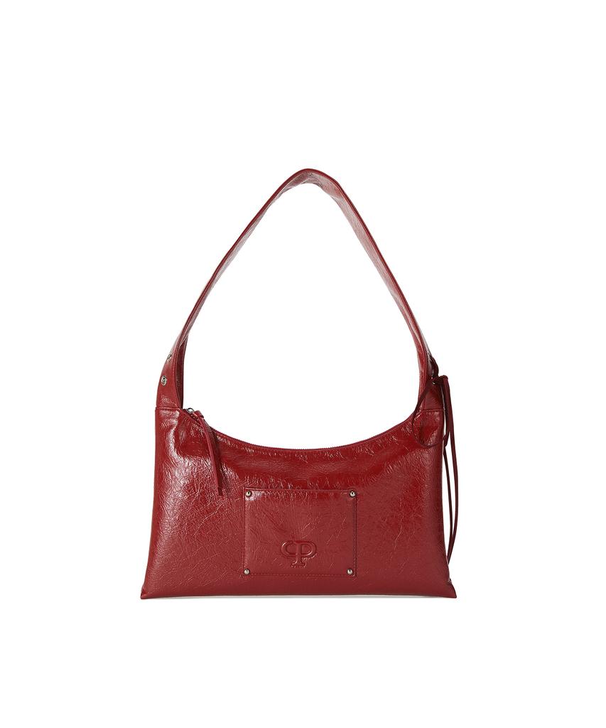 Christine Project Eyelet Flat Shoulder Bag(Ketchup)