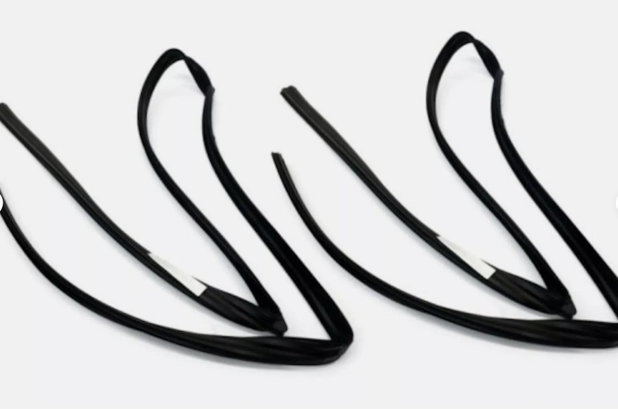 

MAZDA RX7 Window Channel Weatherstrip Seal Pair Genuine OEM Parts 1979-1985