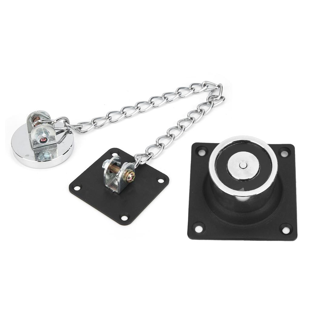 12V/24V Electromagnetic Door Holder 132.3lb Strong Suction 4?Wires Stopper for Fire Doors