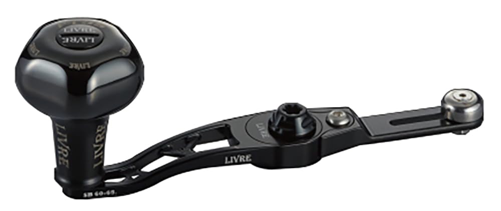 LIVRE 11401 SB B Series with PT35B Shimano All 60-65 knob, Left-Handed, Black, SBA-66SL-KB35