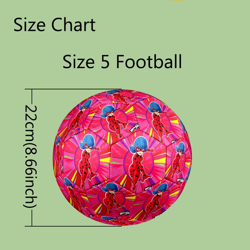 1pc Ladybug Pattern Standard Size 5 Soccer Ball, Gentle on the Feet, Designed Specifically for Matches and Training Football