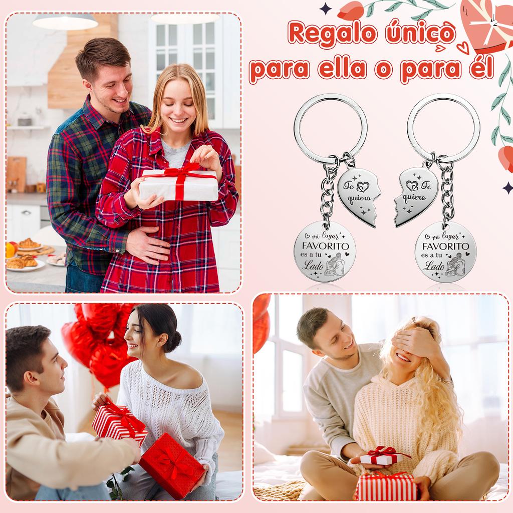 Couple Keychain, Valentine'S Day Gift. Perfect For Lovers, Anniversaries, And Other Special Occasions