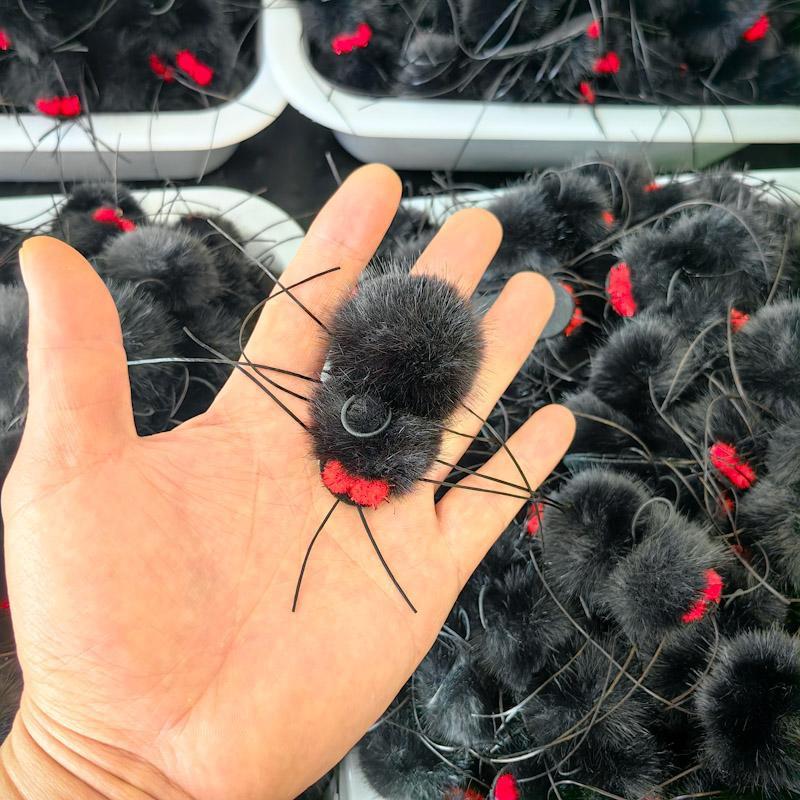 Cat Toy Replacement Insect Heads: Spider & Bee Teasing Stick Accessories for Self-Entertainment