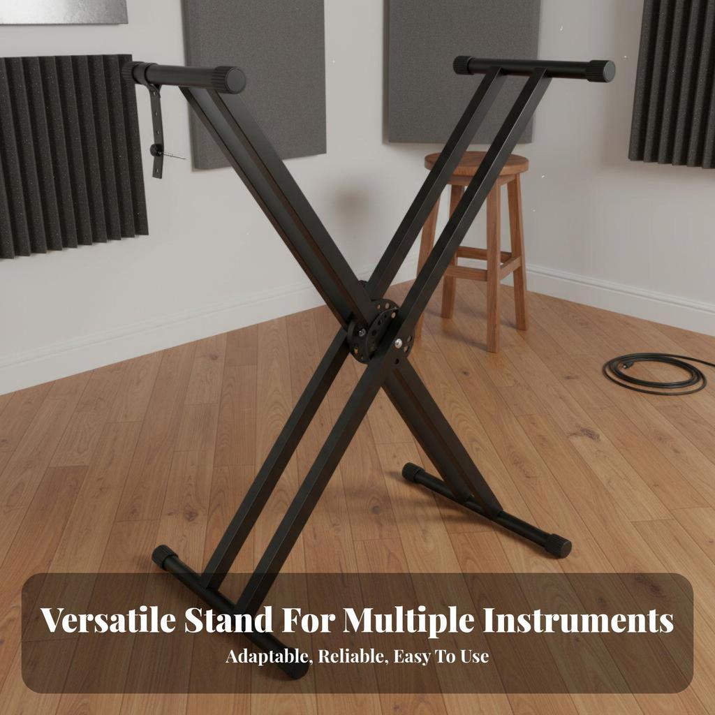 Compact X Type Keyboard Stand Sturdy Piano Rack Holder Electronic