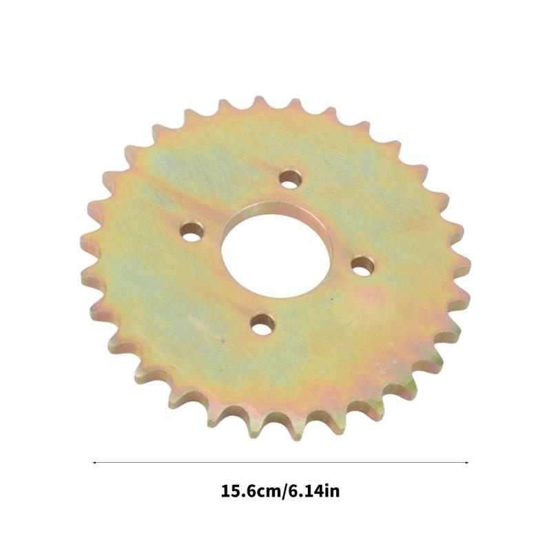 Lightweight Optimized Off Roading ATV Drive Rear Chain Sprocket Quick Installation Corrosion Resistant High Performances