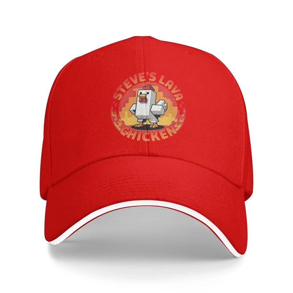 Lava Chicken Baseball Cap Meme Casual Trucker Hat Summer UnisexTeens Outdoor Gym Snapback Cap