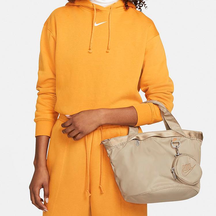 New Nike Polyester Tote Bag Shopping Bag Shoulder Bag Crossbody Bag Handbag Regular Women's Lime Gray CW9303-250