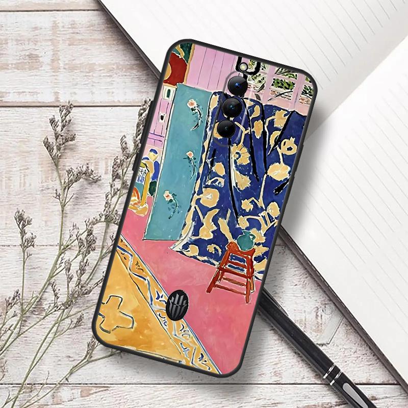 Matisse Oil Painting Case For ZTE Nubia Red Magic 7S 6S 7 Pro RedMagic 10 Air 8S 9S 10S 8 9 10 11 Pro Plus Funda