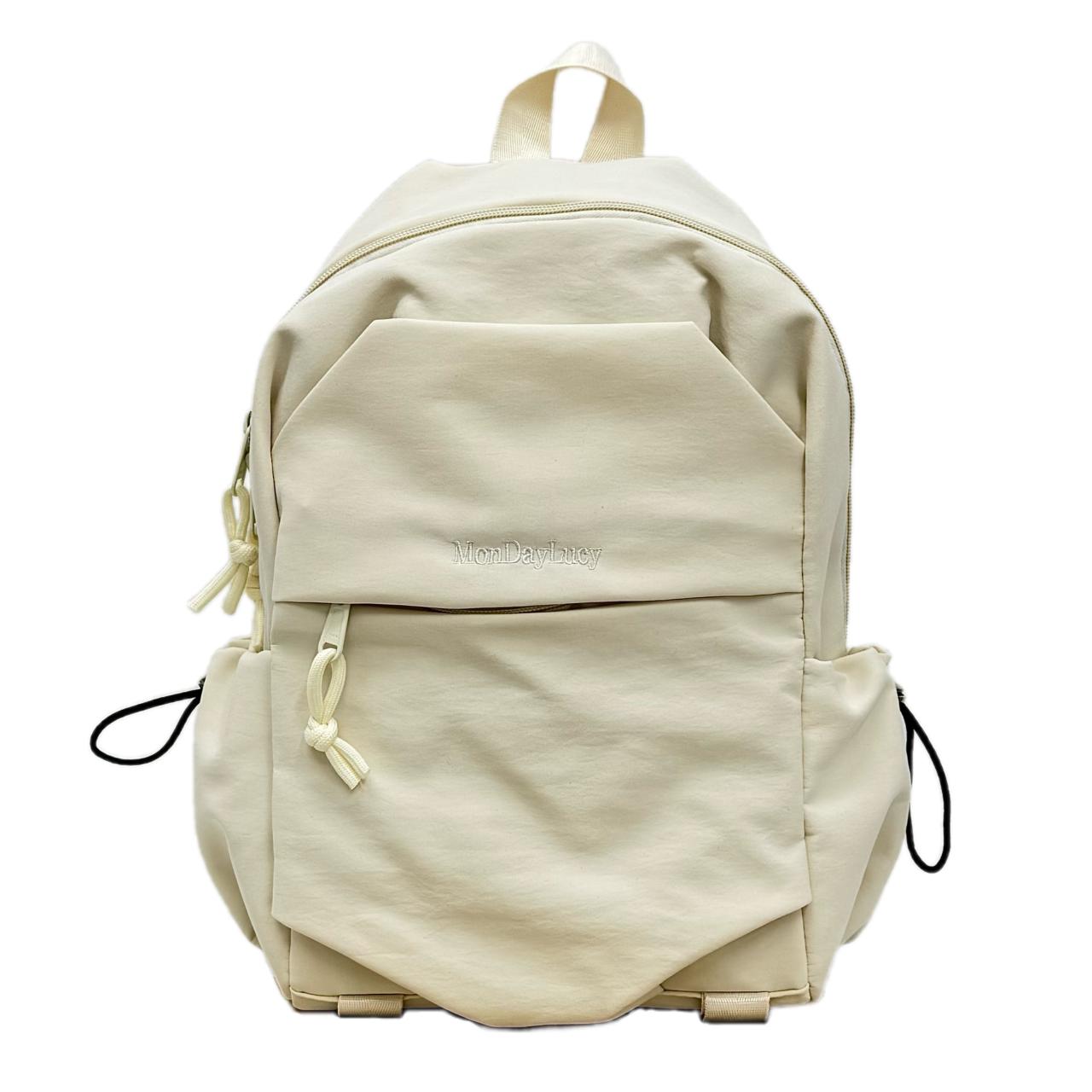 

Подростковый школьный рюкзак Женский рюкзак большой вместимости Компьютерный дорожный рюкзак Small бежевый