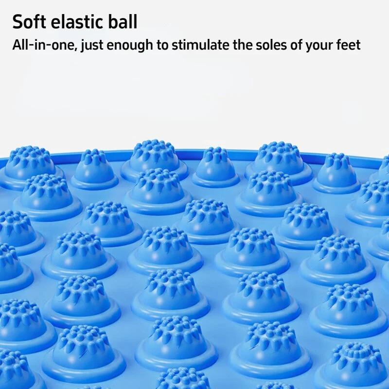 Foot Yoga Massage Acupressure Board Mat Muscle Relaxation Round Exercise Mat Fitness Foot Training Massage Acupressure Mat