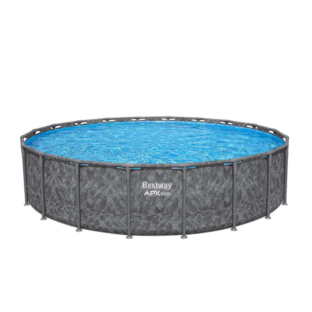 Piscină de grădină cu cadru 610 X 132 Cm 11-în-1 Bestway 561Ke