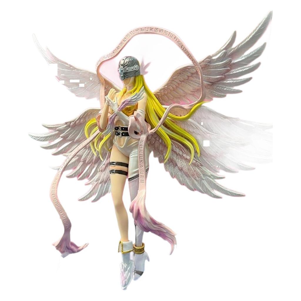Tiannumon Digimon Figure GK Angelmon Ornament Two-dimensional Beautiful Girl Animation Figure Wholesale