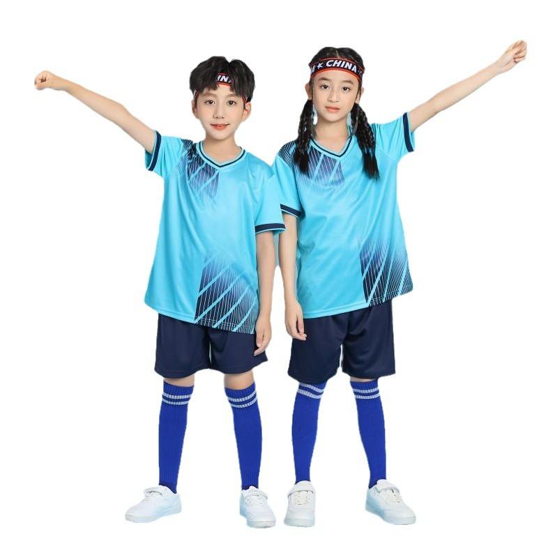 Summer Short-Sleeved Football Training Clothes For Adults And Children With The Same Style, Team Game Suit, Team Jersey Fb15.