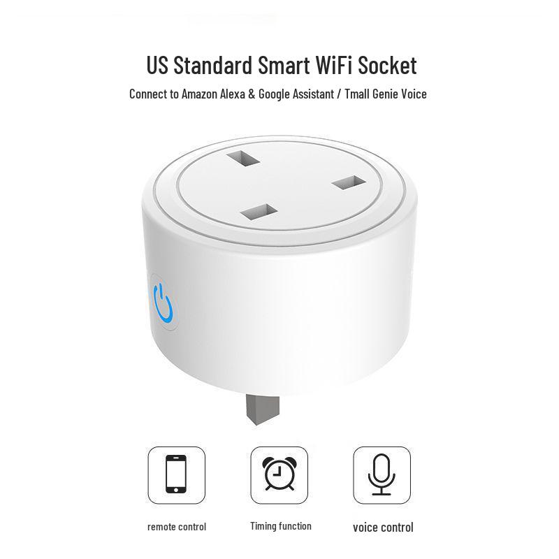 UK WiFi Smart Socket with Alexa, Mobile Control & Timer