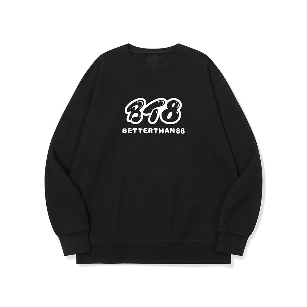 BETTERTHAN88 Btm41 Pt Bt8 Graphic Logo Sweatshirt