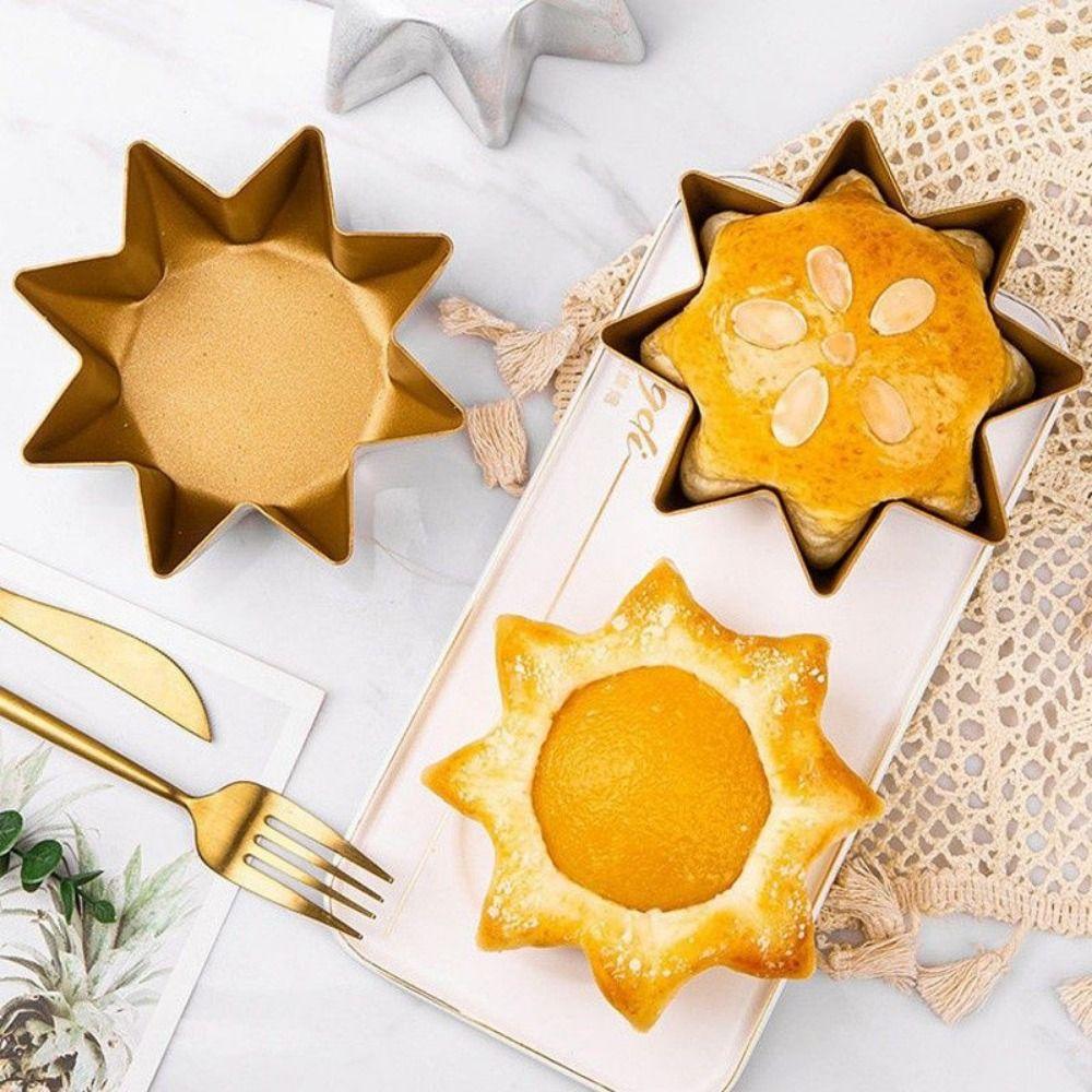 Carbon Steel Octagon Bread Mold Non-stick Octagon Shape Cake Baking Mold Heat Resistant Durable Cake Baking Pan Bakery Tools