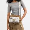 Coach X Peanuts Snoopy Collaboration Tabby 26 Logo Pattern Printed Leather Handbag Women Handbags Chalk-White CCB04-B4CAH