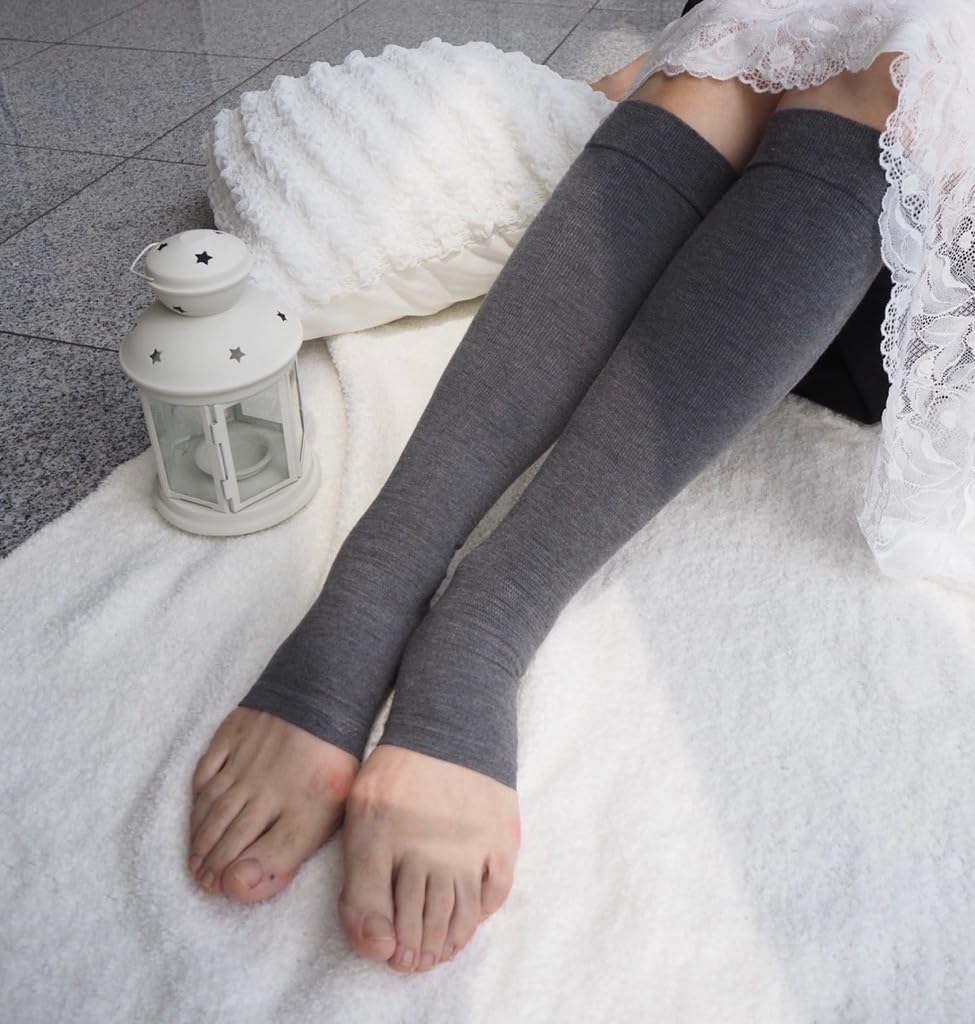 Wacoal Maternity Maternity Compression Soft To the Open Suitable for Pregnancy and Postpartum Socks, MLP195, Women's, GY, 3-Level Support, Touch,