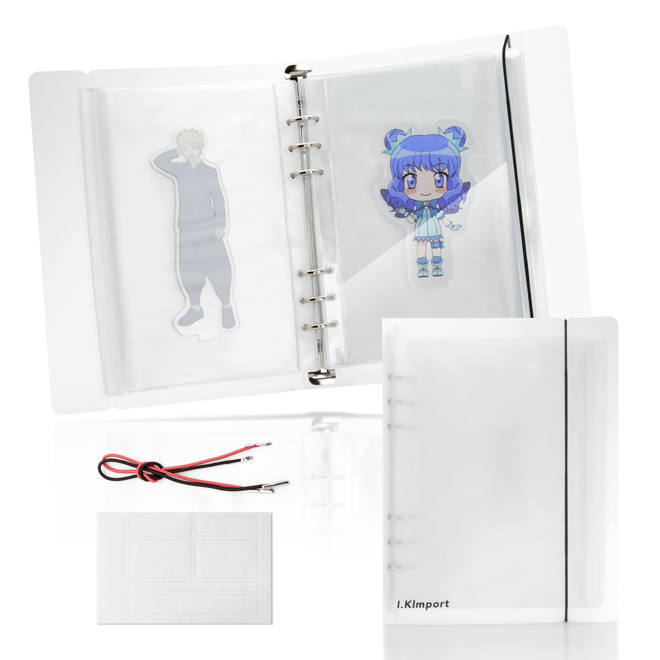 

Acrylic stand storage Acstar promotion hobby storage can store up to 20 items [I.Kimport] holder, exclusive, goods, case, portable, чистий