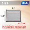 BEUYI Clear 7.5'' x 5.5'' Packing List Envelopes, Adhesive Shipping Label Pouches/Sleeves (50 Pack)