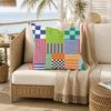 Striped ColorBlocking Art Pattern Pillow Case for Sofa Living Room Home office Decor Protective Cover