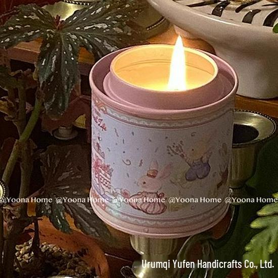 Mori Style Scented Soy Candles Gift Box - Long-Lasting Fragrance for Girls' Birthdays and High-End Bedroom Decor