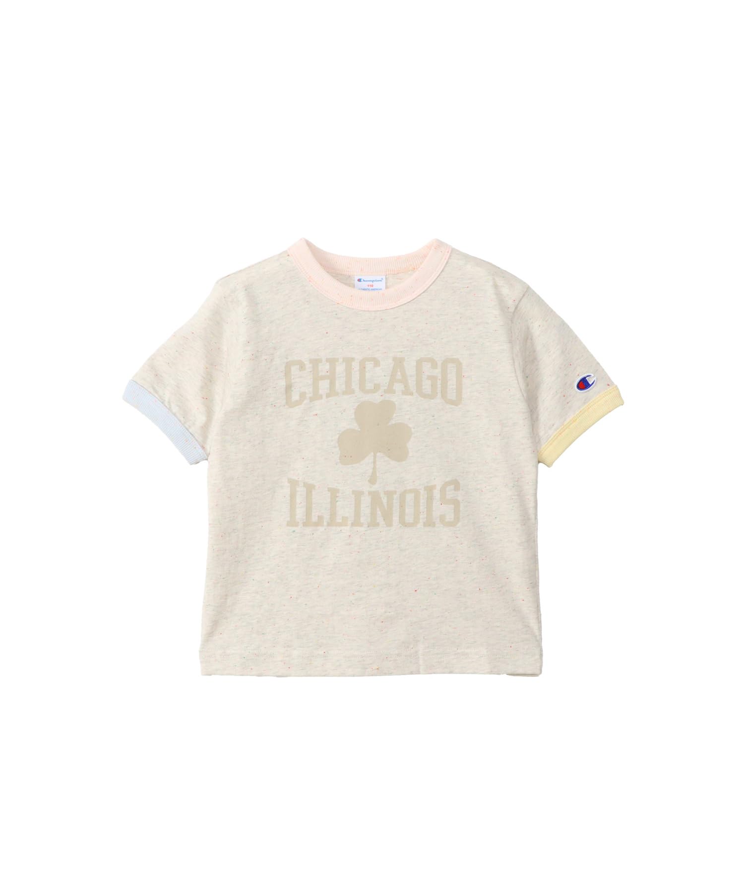 

Champion Short Sleeve Crew Cotton Binder Rubber Kids T-Shirt, Neck, USA, Neck, Print, CK-B311-810-140