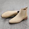Trend New Designer Winter Fashion Suede Leather Chelsea Ankle Boots For Men Casual Luxury Brand Designer Shoes Zapatos Hombre
