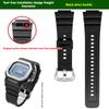 For Casio 3516 Small Square Watch DW-H5600MB Series Resin Silicone Waterproof High Quality Strap and Chain Accessories