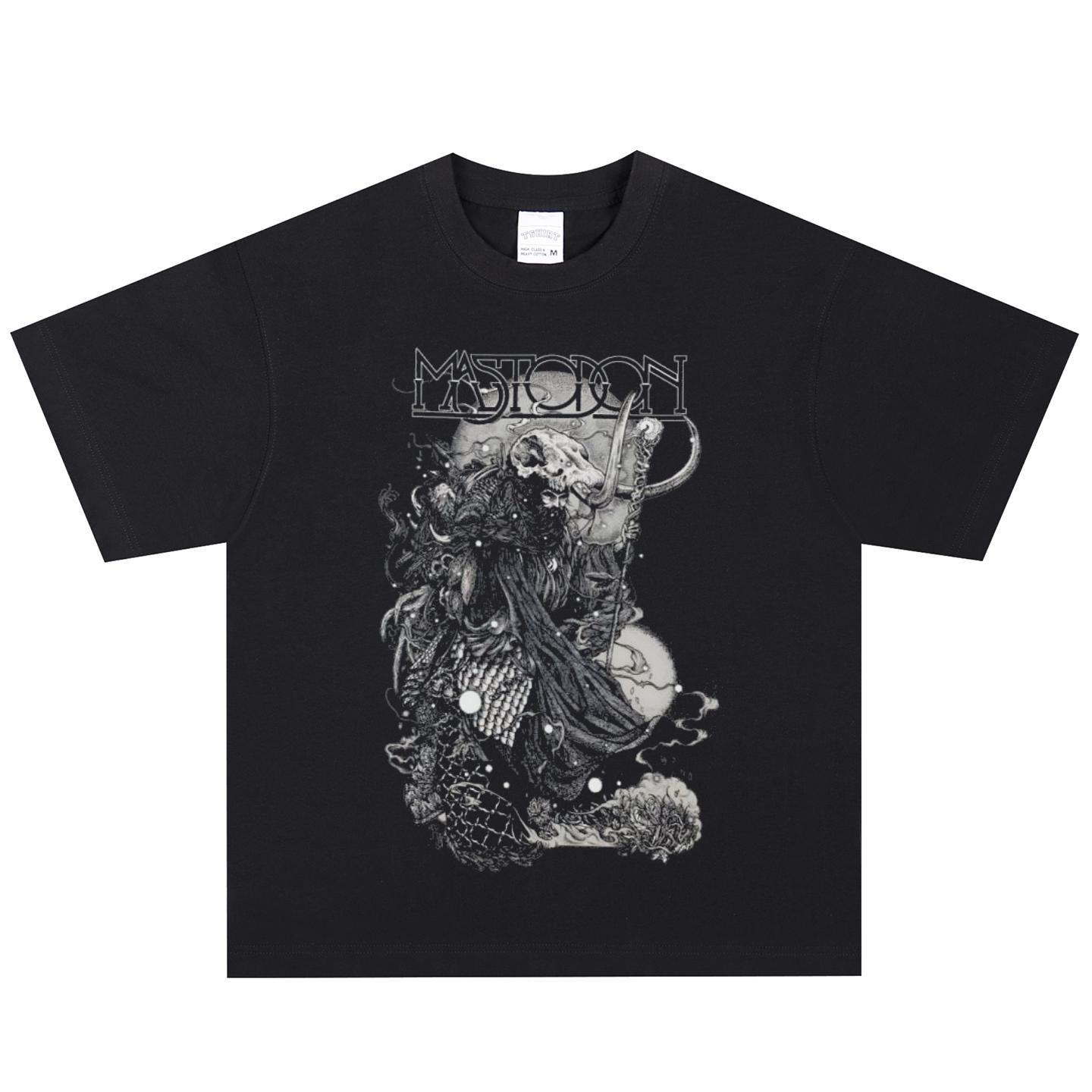 Mastodon T-Shirt, Soft Fabric Casual Daily Wear XXL