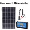 Battery Voltage 18V Framed Solar Panel Waterproof Controller