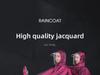 Double Electric Car/Motorcycle Raincoat - Thickened, Enlarged Jacquard for Two Adults
