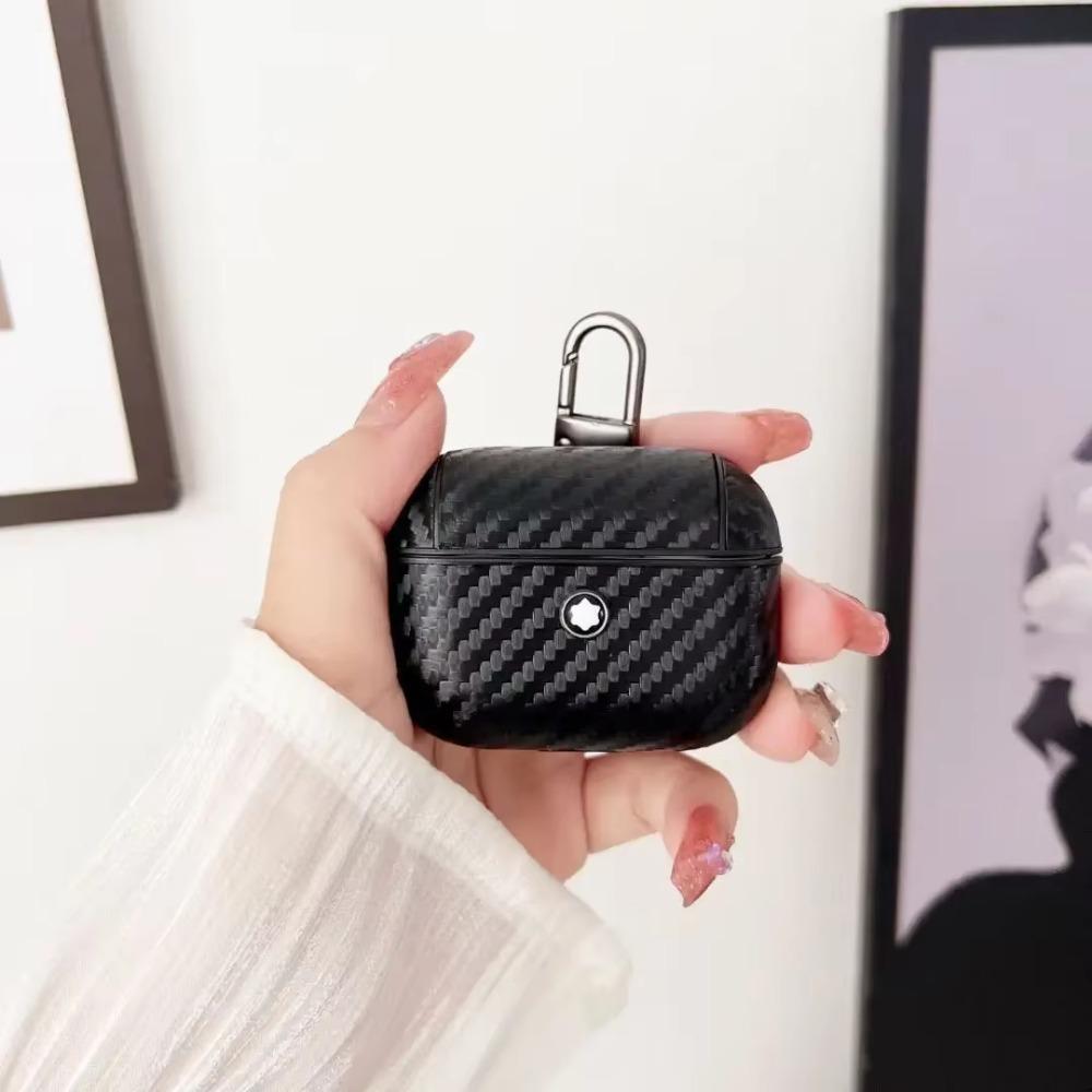 

Роскошный кожаный чехол для Apple Airpods Pro 2 3 1, противоударный кевларовый из углеродного волокна для AirPods 4 3 2 1, аксессуары для чехла для наушников airpods pro2