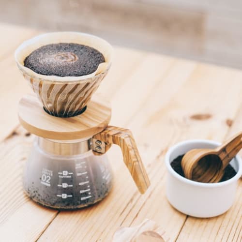 HARIO Coffee Server 600 Olive Wood Practical Capacity 600ml VCWN-60-OV