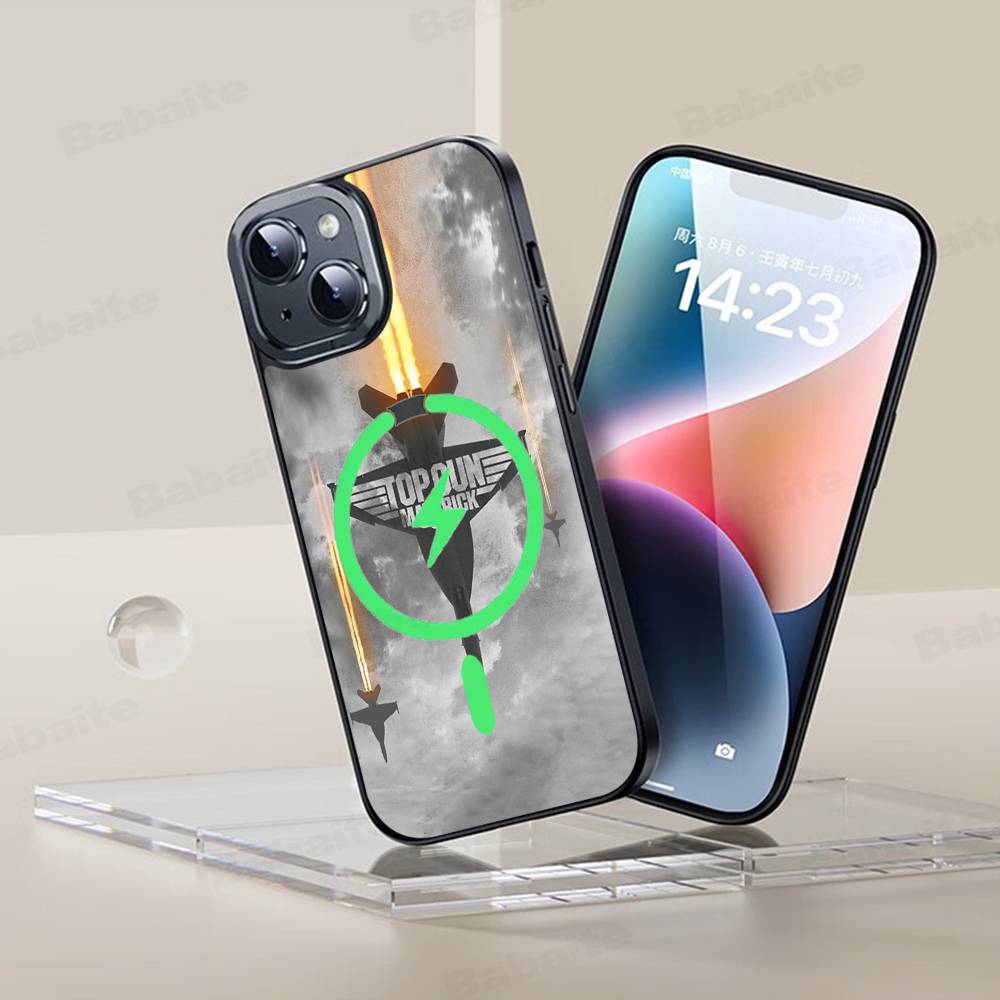 Top Gun Maverick For Magsafe Case For IPhone 17 16 Pro Max 15 14 Plus 13 12 11 Wireless Charging Phone Cover