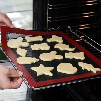 1/2/3pcs 30x40cm Silicone Mat Baking Tray Baking Net Mat Breathable Non-Stick Baking Mat Apply To Cake Cookie Kitchen Baking Mat