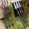 Baitcasting Fishing Rod 1.8m 2.1m 2.4m Travel Carbon Fiber Casting Fishing Pole for Bass Fishing