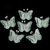 10Pcs 3D Mesh Pearl Butterfly Appliques Double-layer Chinese Style Butterfly Embroidered Patches Cloth
