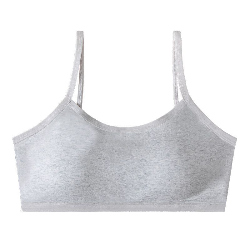 

Молодежный Чистый Хлопок Беспроводное Белье Развитие Студента Средней Школы Подростковый Студент Старшей Школы Студенческий Жилет Клетчатый Дышащий Бюстгальтер XL Gray