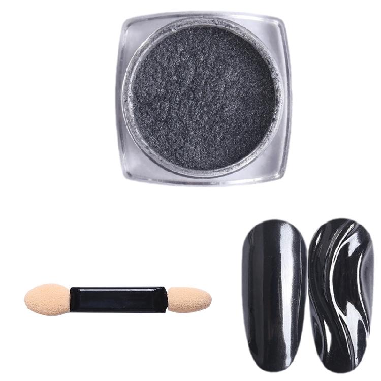 Нейл-арт Зеркальный Блеск Хром Пигментная Пудра Пыль Блестки для Ногтей Инструменты для Нейл-арта
